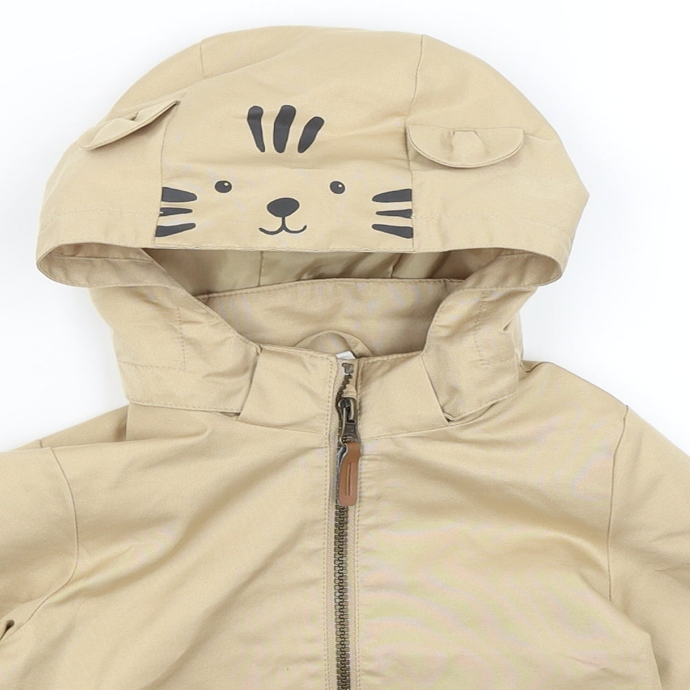 H&M Baby Brown   Rain Coat Coat Size 12-18 Months  - Tiger