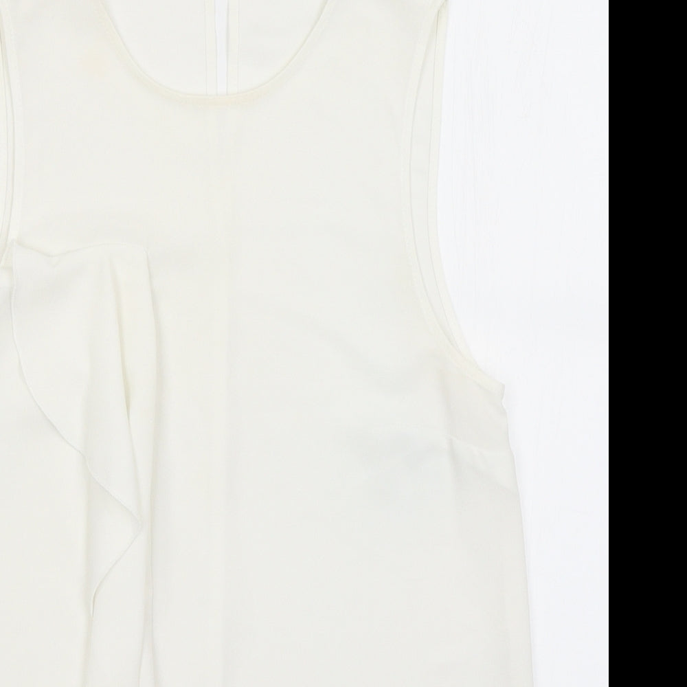 ASOS Womens White   Basic Tank Size 8