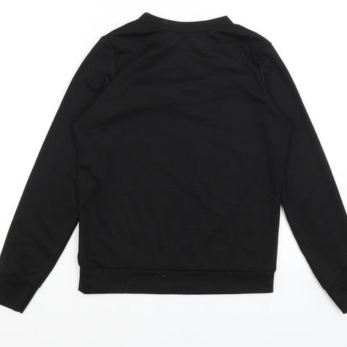 Miss Pap Womens Black   Pullover Jumper Size S