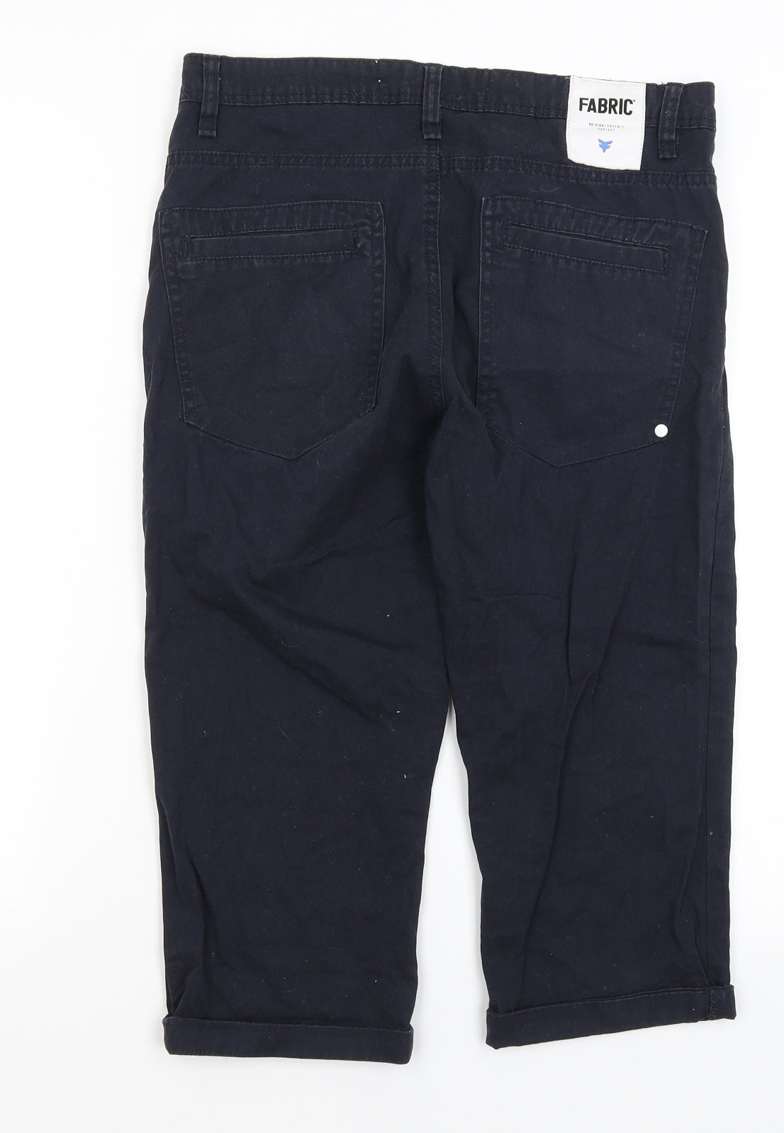 Fabric Mens Blue   Chino Shorts Size 30 in