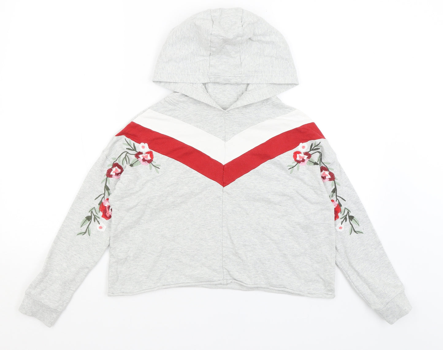 NEXT Girls Grey   Pullover Hoodie Size 11 Years