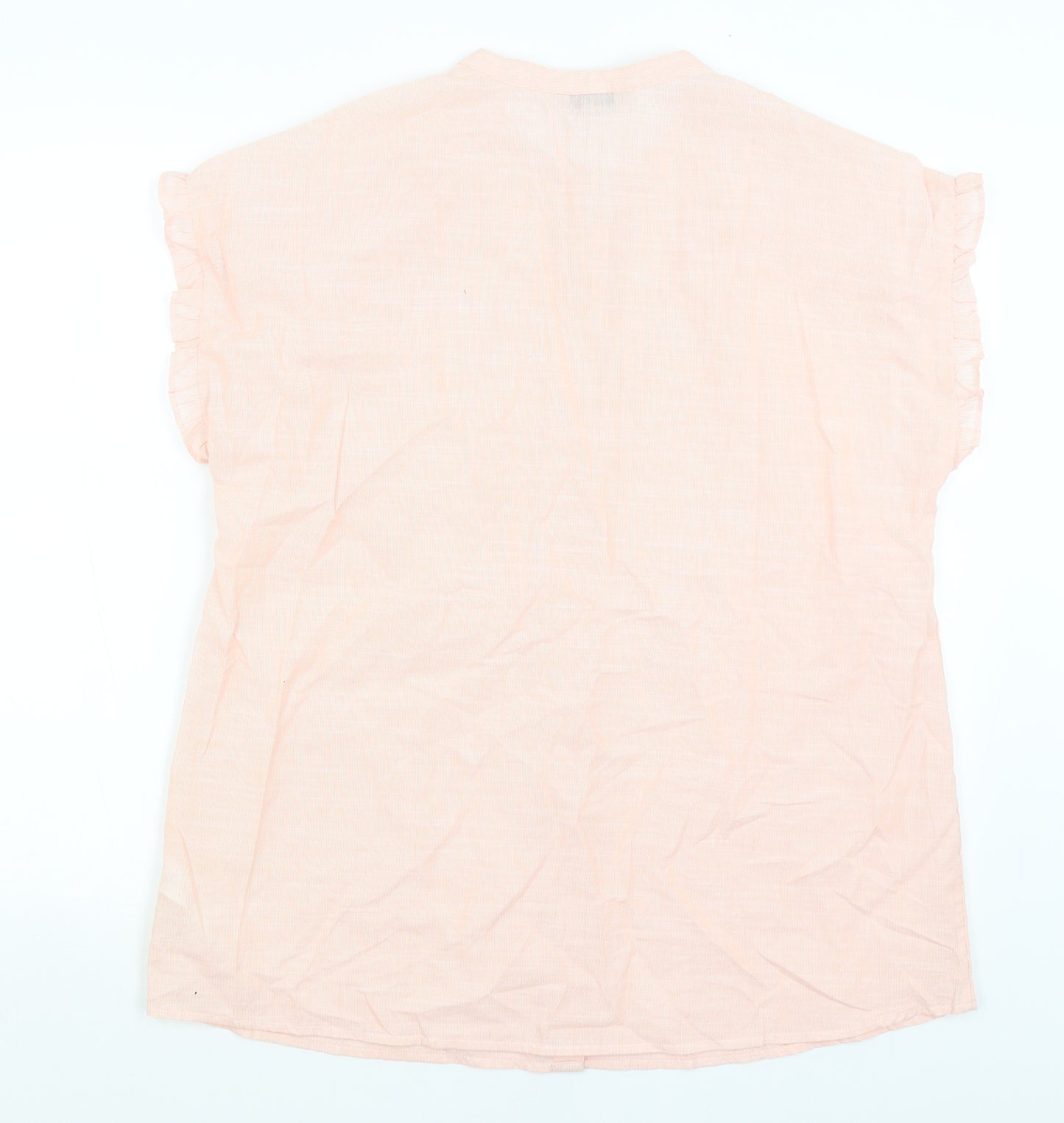 Nutmeg Womens Pink   Basic Button-Up Size 16
