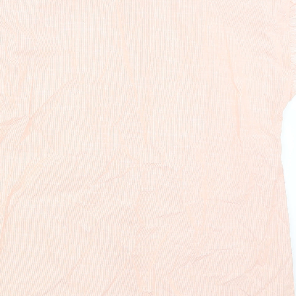 Nutmeg Womens Pink   Basic Button-Up Size 16