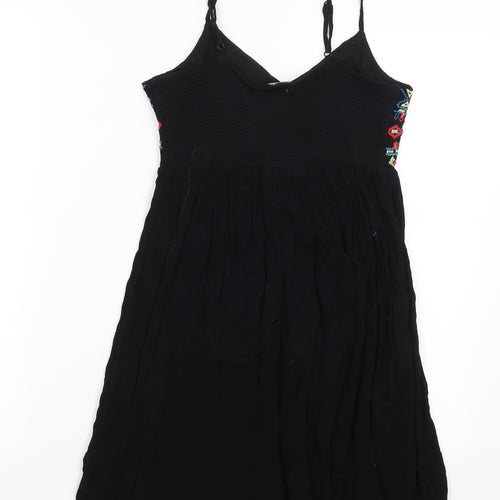 George Womens Black Striped  Mini  Size S