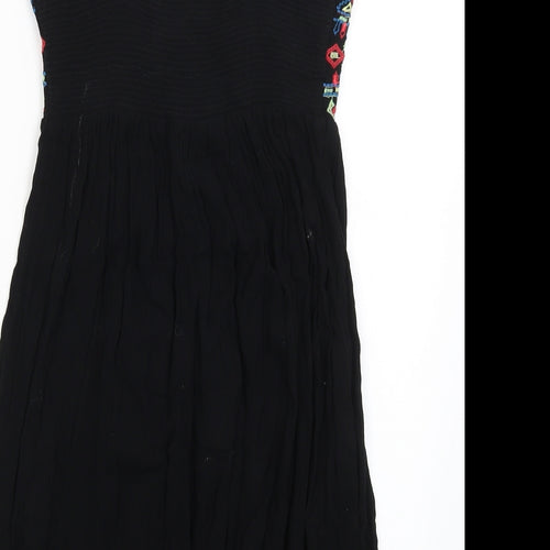 George Womens Black Striped  Mini  Size S