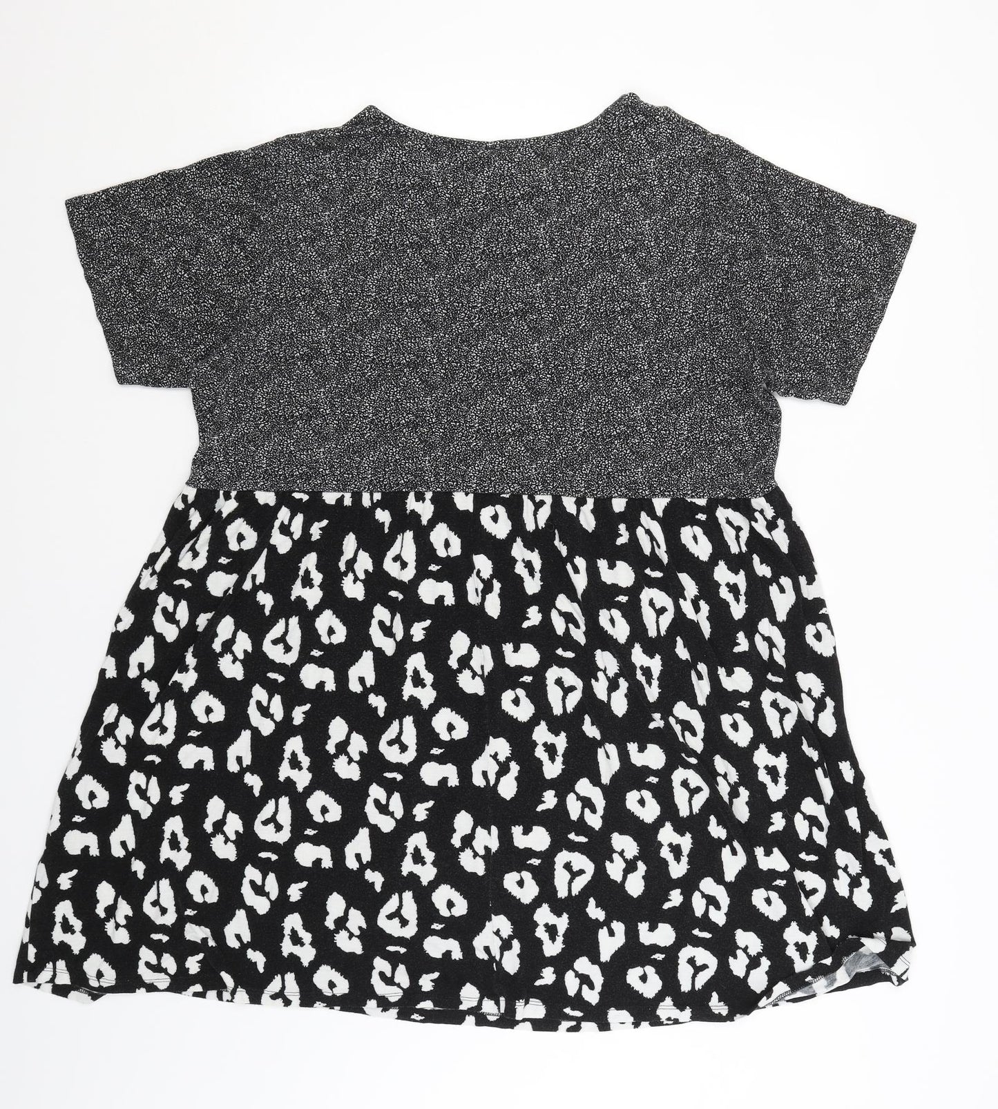 ASOS Womens Grey Animal Print  Fit & Flare  Size 18