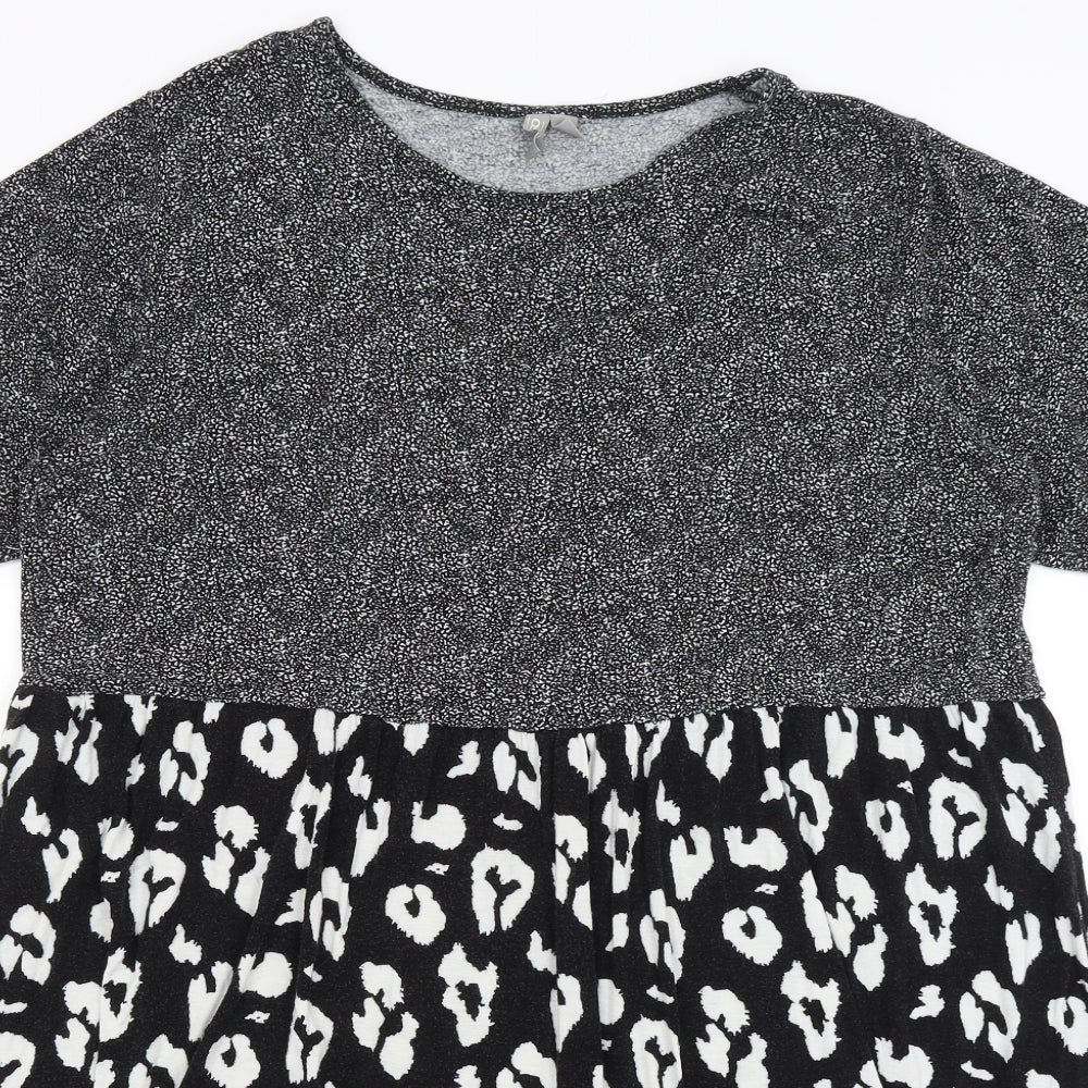 ASOS Womens Grey Animal Print  Fit & Flare  Size 18