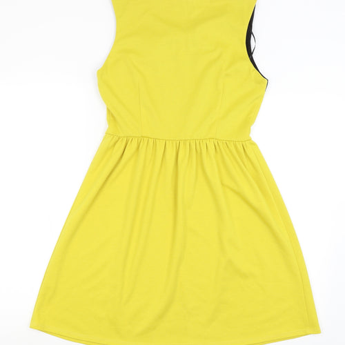 Savida Womens Yellow   Fit & Flare  Size 12