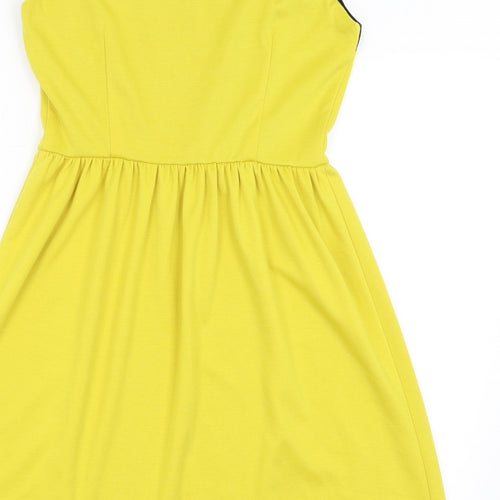 Savida Womens Yellow   Fit & Flare  Size 12