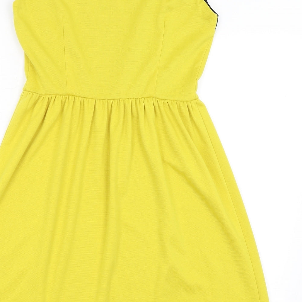 Savida Womens Yellow   Fit & Flare  Size 12