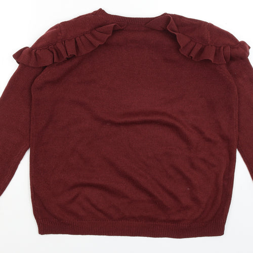 Papaya Womens Red   Pullover Jumper Size M