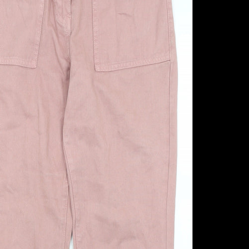 NEXT Womens Pink   Cropped Jeans Size 12 L24.5 in