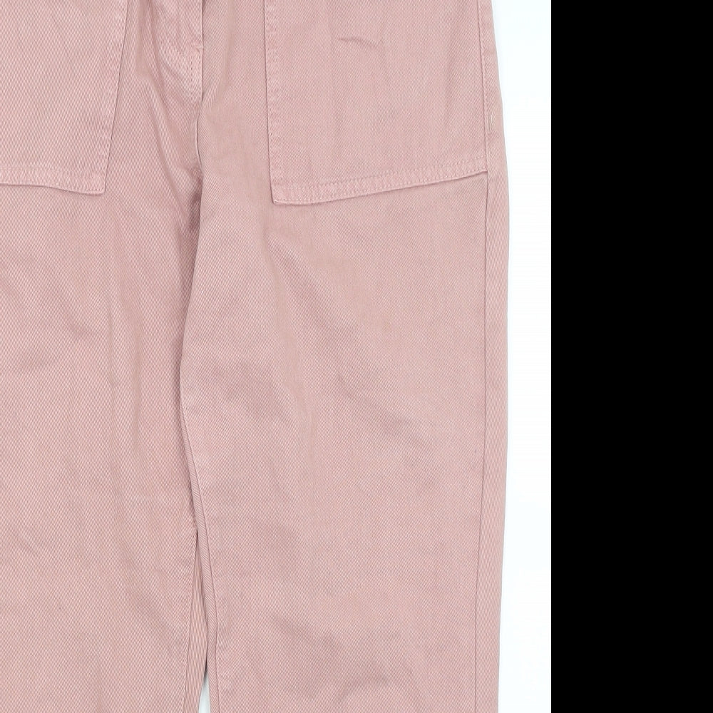 NEXT Womens Pink   Cropped Jeans Size 12 L24.5 in