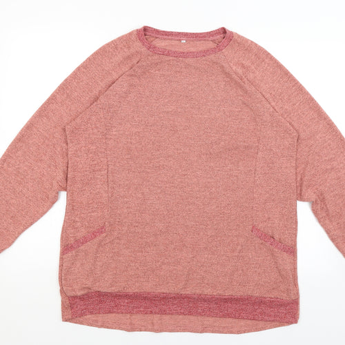 Preworn Womens Pink   Pullover Jumper Size XL
