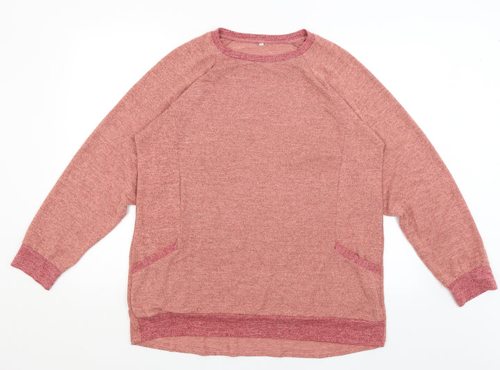 Preworn Womens Pink   Pullover Jumper Size XL