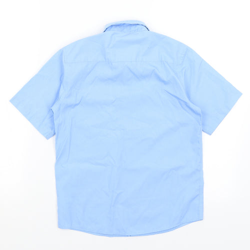 TU Boys Blue   Basic Button-Up Size 9 Years
