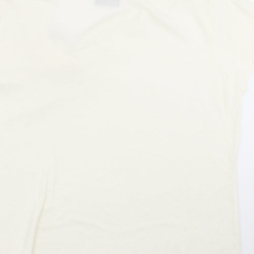 Alex & CO Womens Ivory  Knit Pullover Jumper Size 20