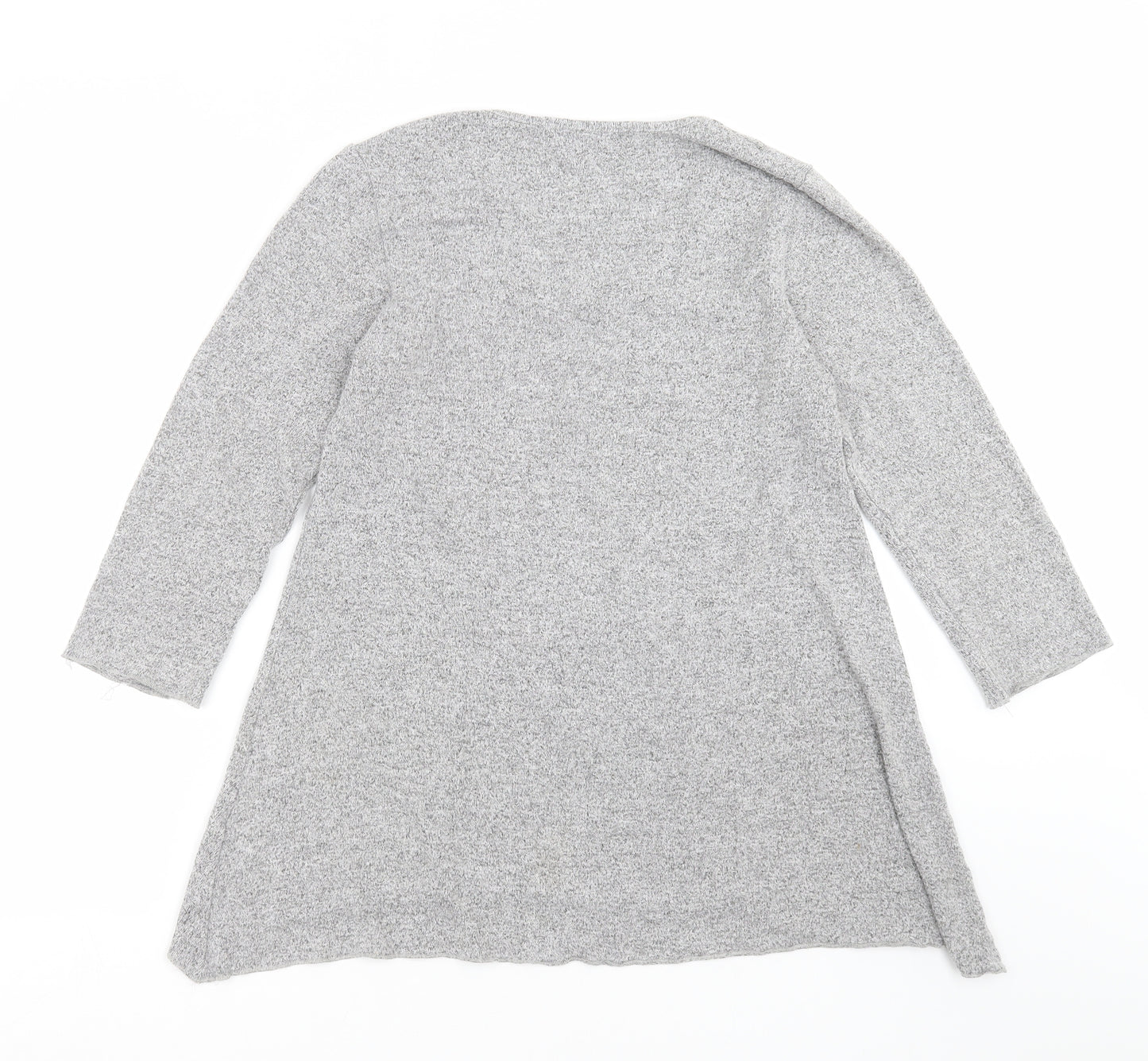 COIN 1804 Womens Grey  Knit Pullover Jumper Size M