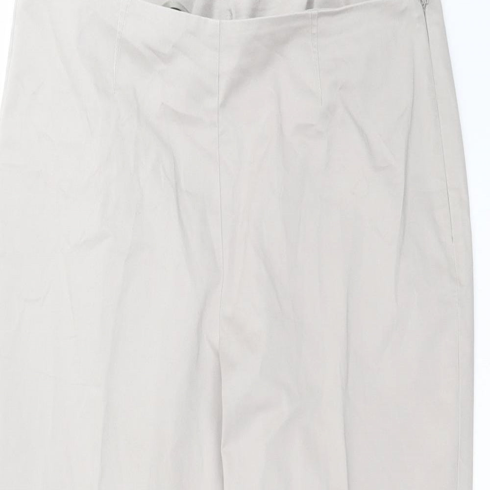 Marks and Spencer Womens Grey   Trousers  Size 14 L21 in