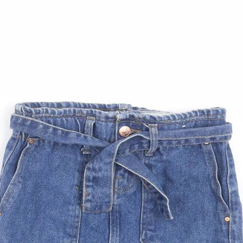Primark Girls Blue  Denim Mini Skirt Size 8-9 Years