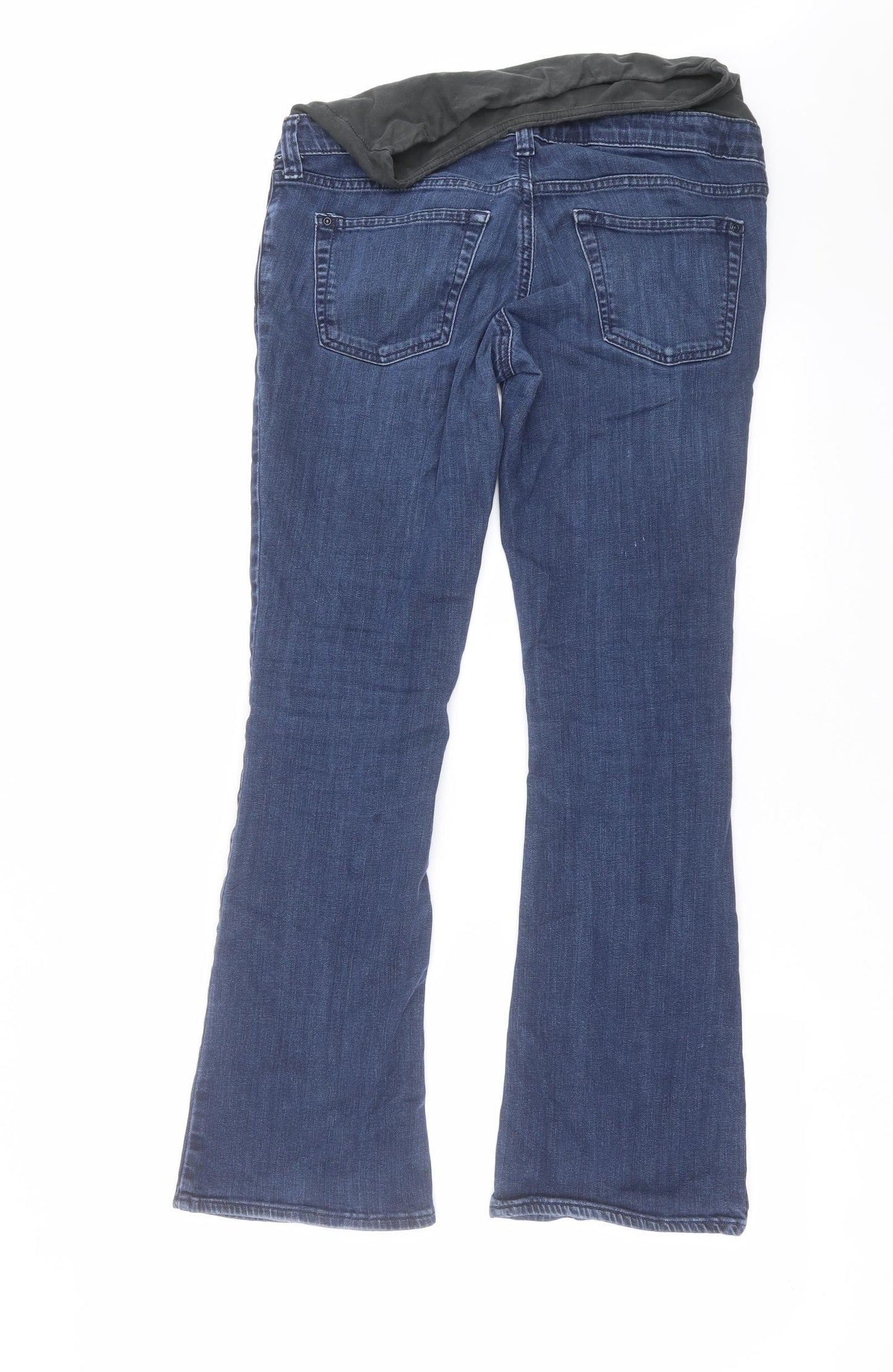 H&M Womens Blue  Denim Bootcut Jeans Size 10 L30 in