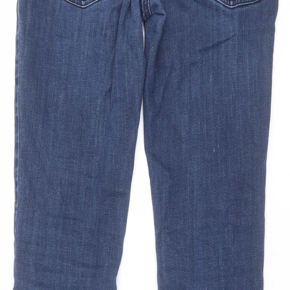 H&M Womens Blue  Denim Bootcut Jeans Size 10 L30 in