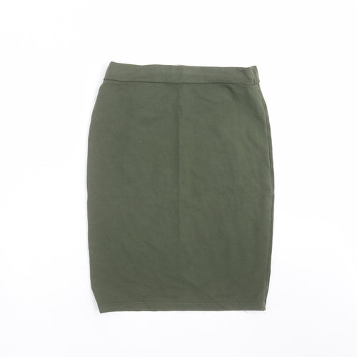 FOREVER 21 Womens Green   Straight & Pencil Skirt Size M