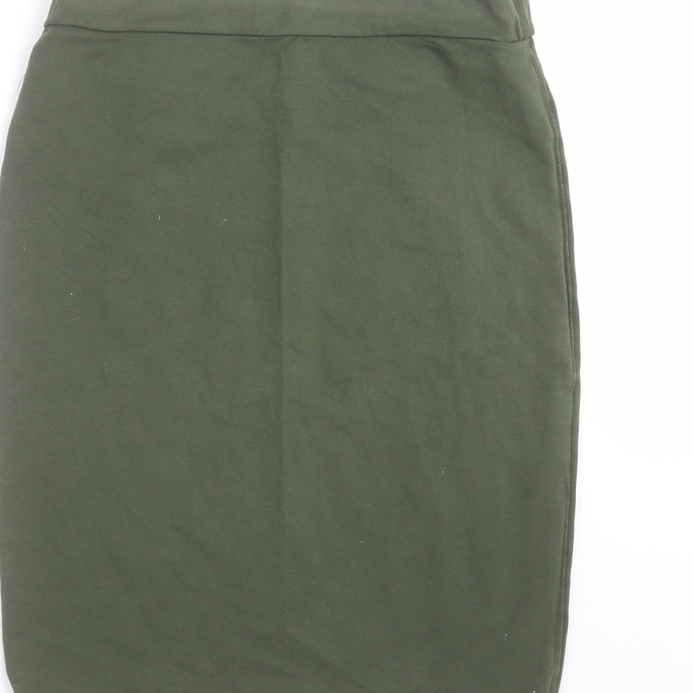 FOREVER 21 Womens Green   Straight & Pencil Skirt Size M