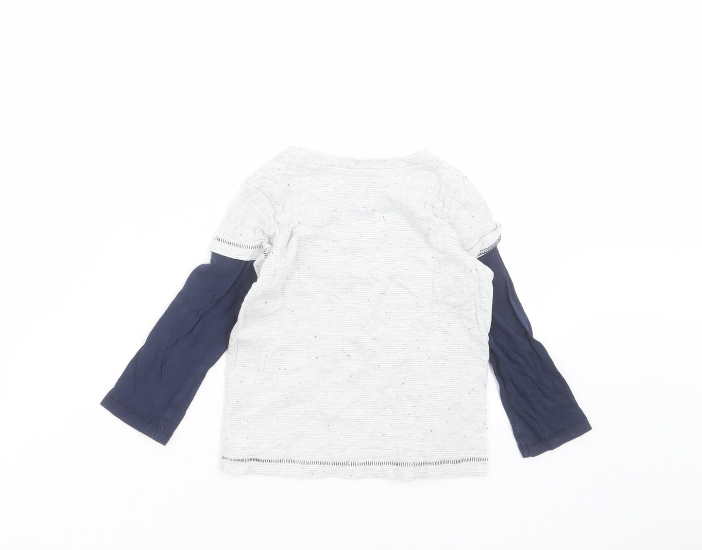 Matalan Boys Grey   Basic T-Shirt Size 18-24 Months  - high flyer