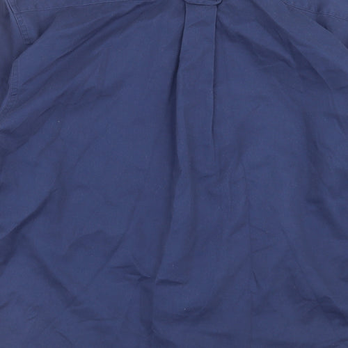ARMANDO Mens Blue    Button-Up Size M