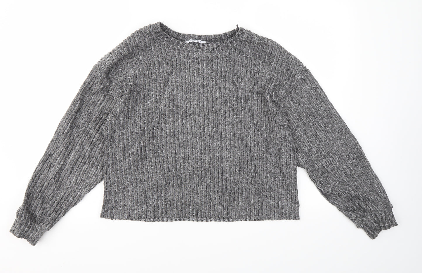 Zara Womens Grey   Pullover Jumper Size S