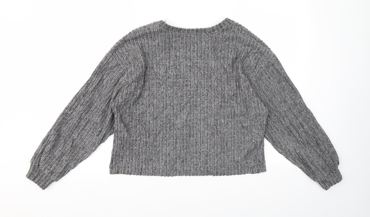 Zara Womens Grey   Pullover Jumper Size S