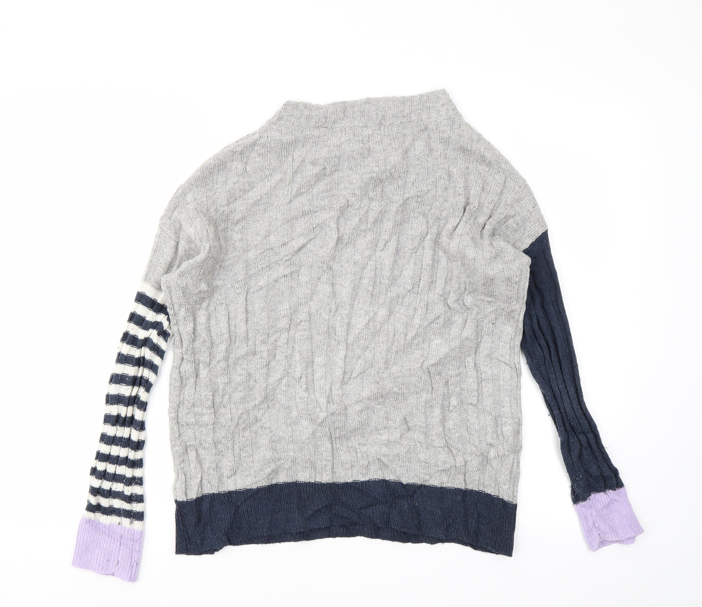 M&S Womens Multicoloured Geometric  Pullover Jumper Size S