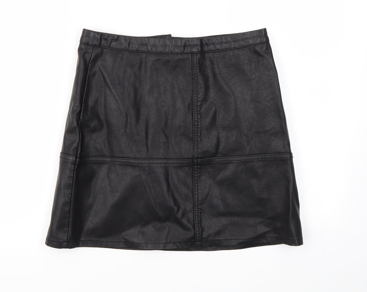 New Look Womens Black   A-Line Skirt Size 10