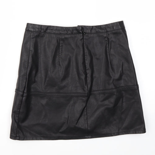 New Look Womens Black   A-Line Skirt Size 10
