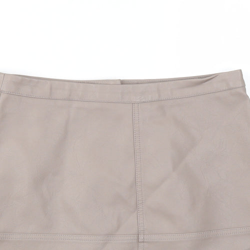 New Look Womens Brown   A-Line Skirt Size 10