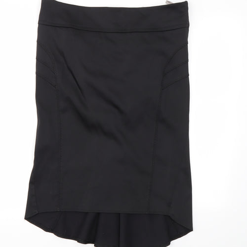RIVER  ISLAND  Womens Black   A-Line Skirt Size 34