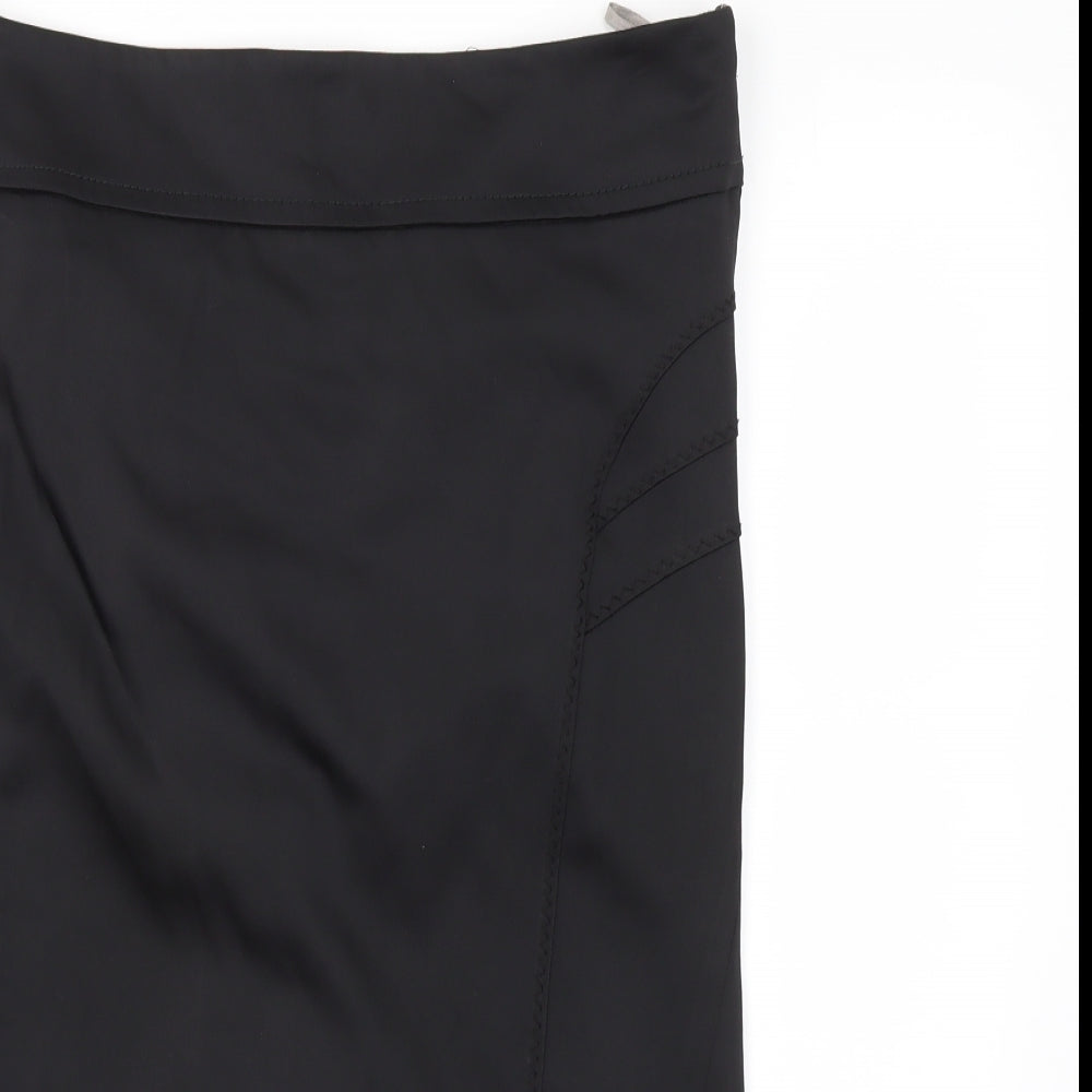 RIVER  ISLAND  Womens Black   A-Line Skirt Size 34