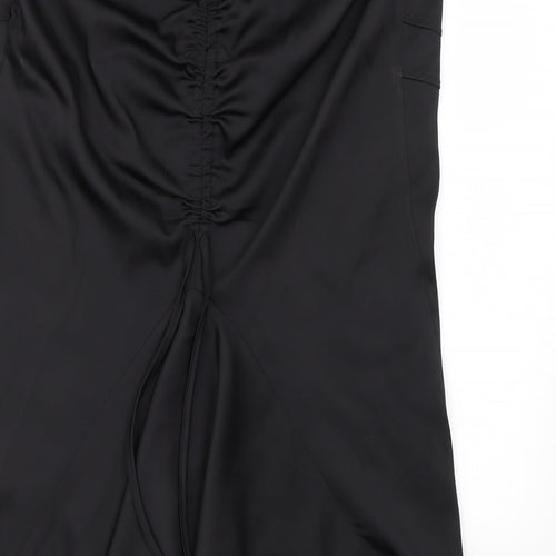 RIVER  ISLAND  Womens Black   A-Line Skirt Size 34