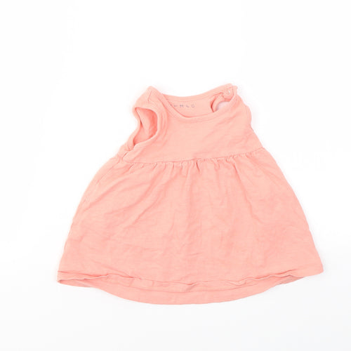 Nutmeg Girls Pink   Basic T-Shirt Size 3-6 Months