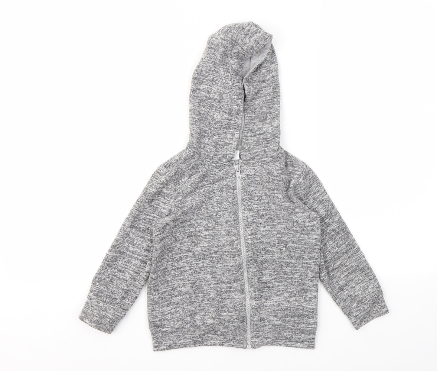 F&F Boys Grey   Full Zip Jumper Size 4-5 Years