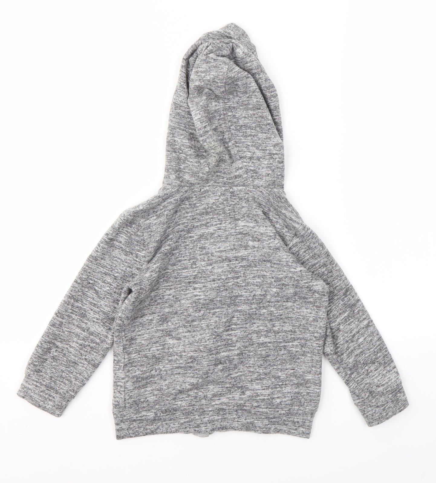 F&F Boys Grey   Full Zip Jumper Size 4-5 Years