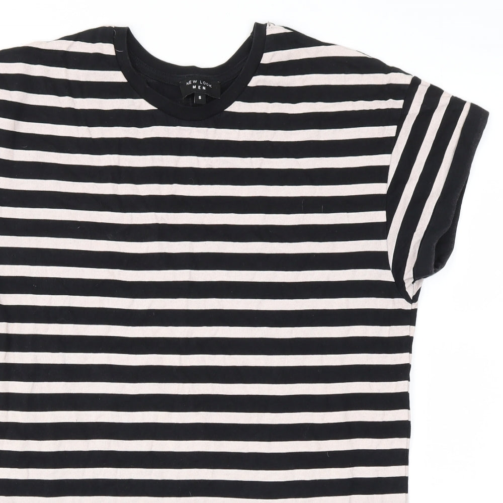 New Look Mens Multicoloured Striped   T-Shirt Size S
