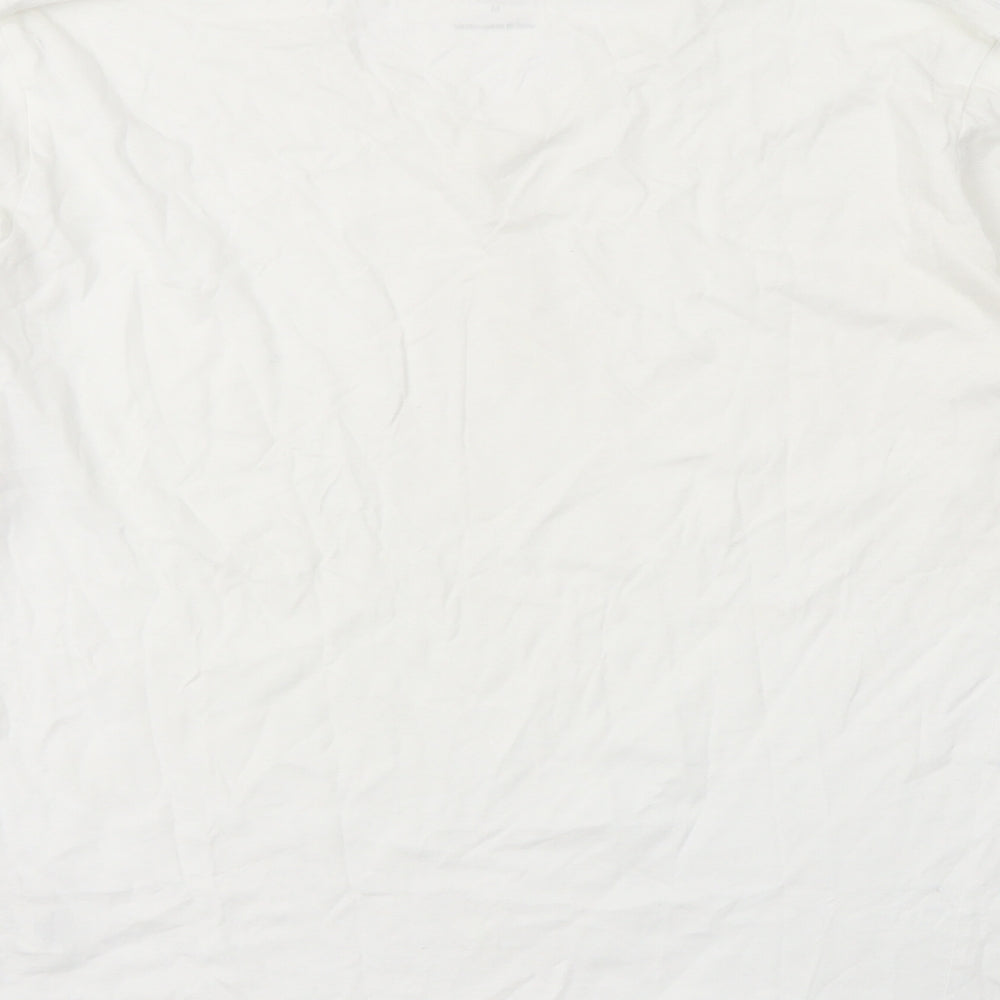 PRIMARK  Mens White    T-Shirt Size M