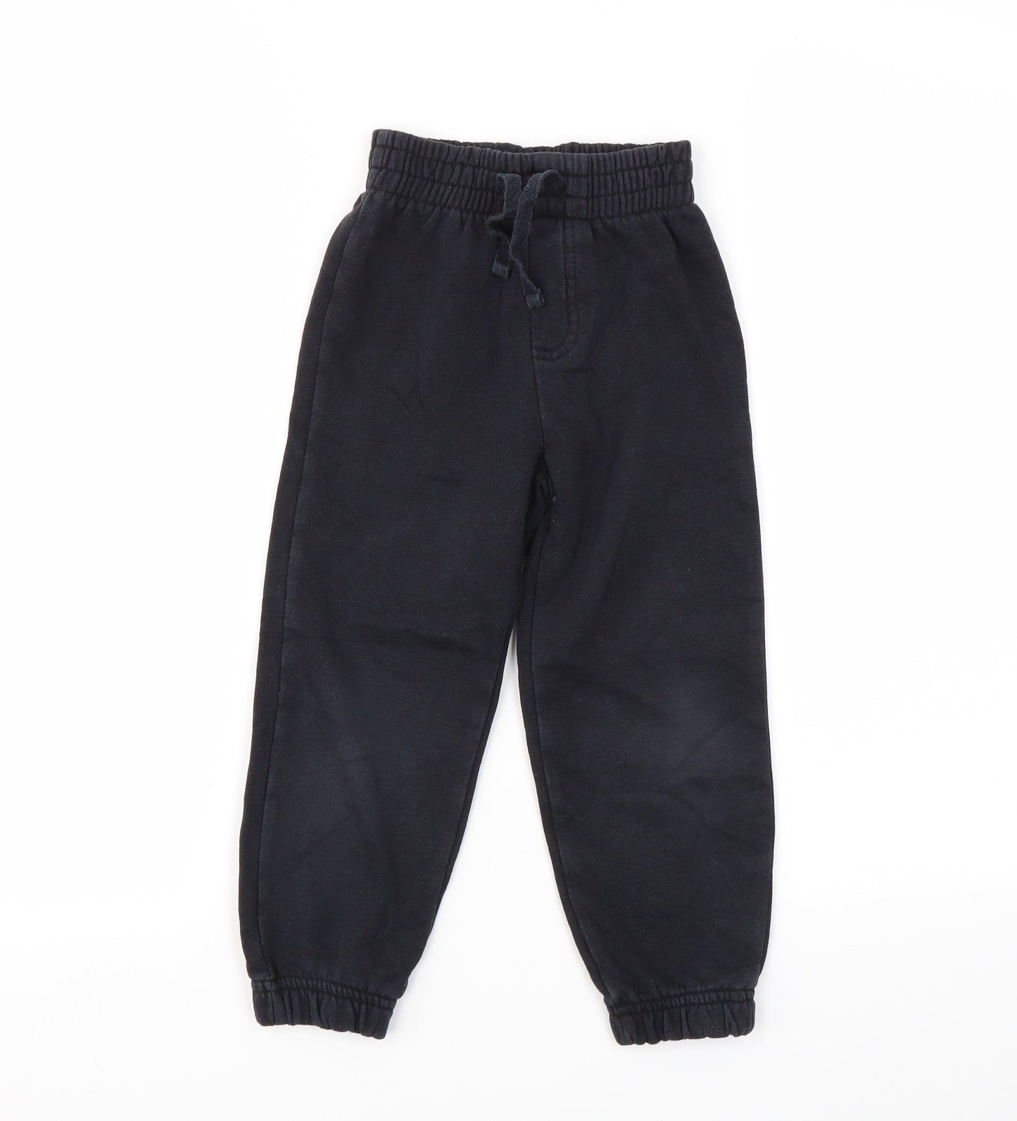 TU Boys Black   Jogger Trousers Size 4 Years