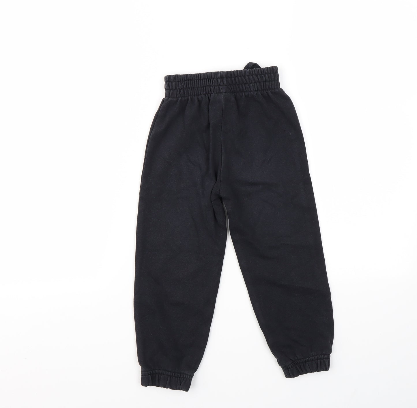 TU Boys Black   Jogger Trousers Size 4 Years