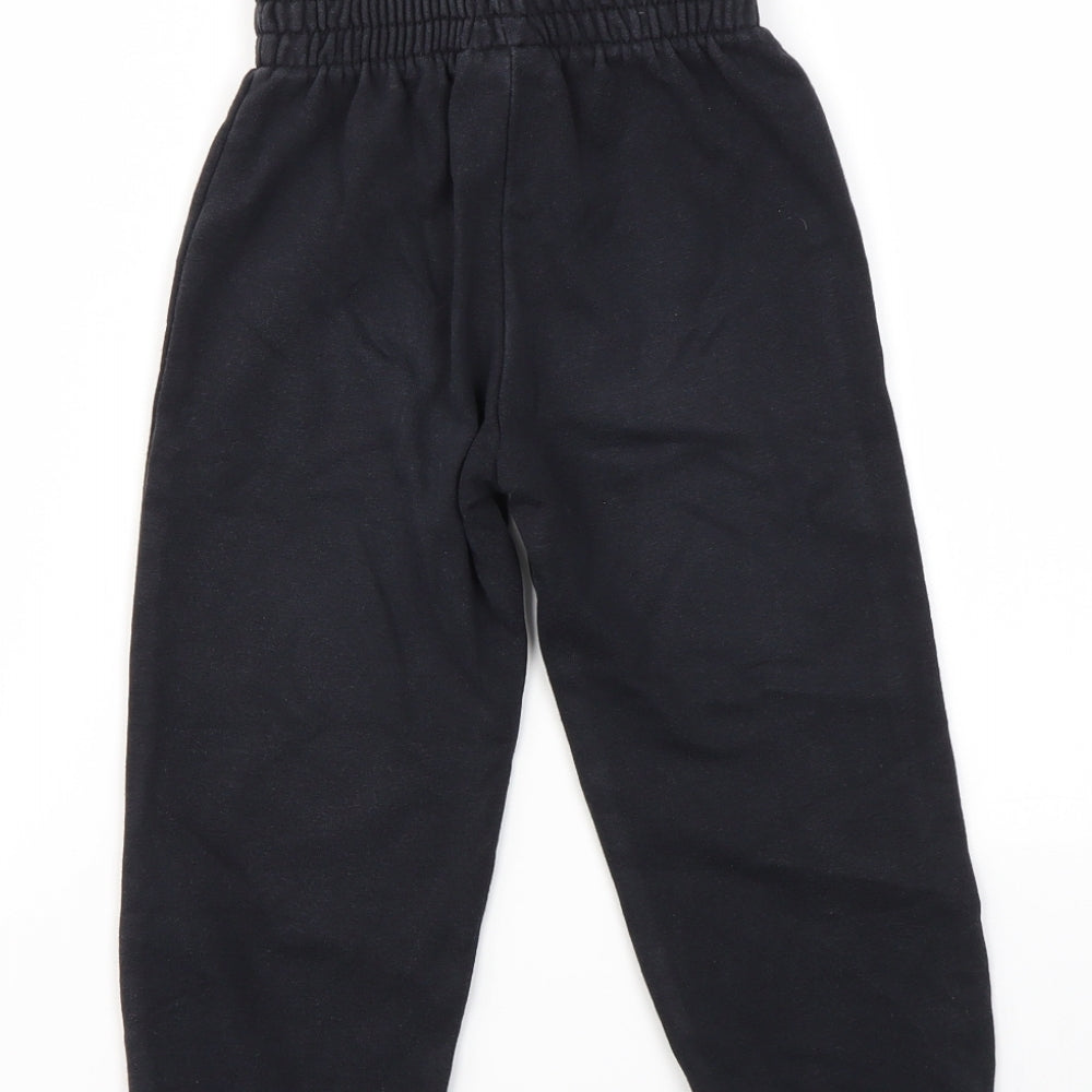 TU Boys Black   Jogger Trousers Size 4 Years