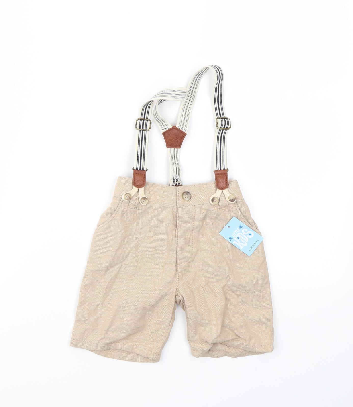 Matalan Boys Brown   Capri Trousers Size 2-3 Years