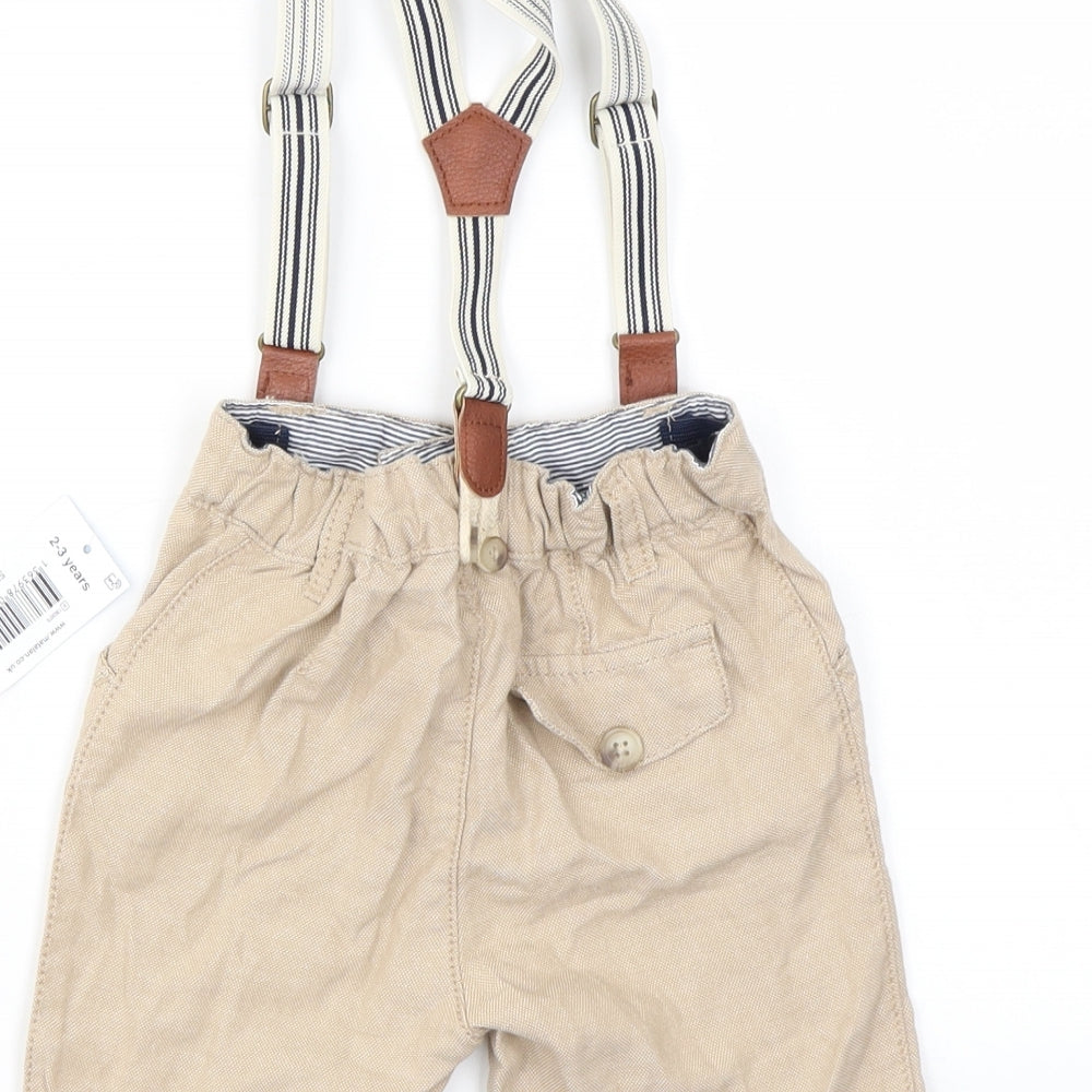 Matalan Boys Brown   Capri Trousers Size 2-3 Years
