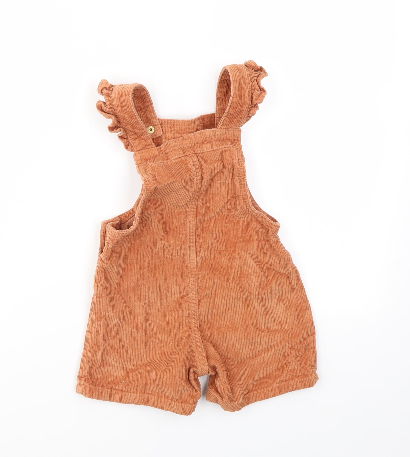 F&F Girls Brown   Dungaree One-Piece Size 3-4 Years